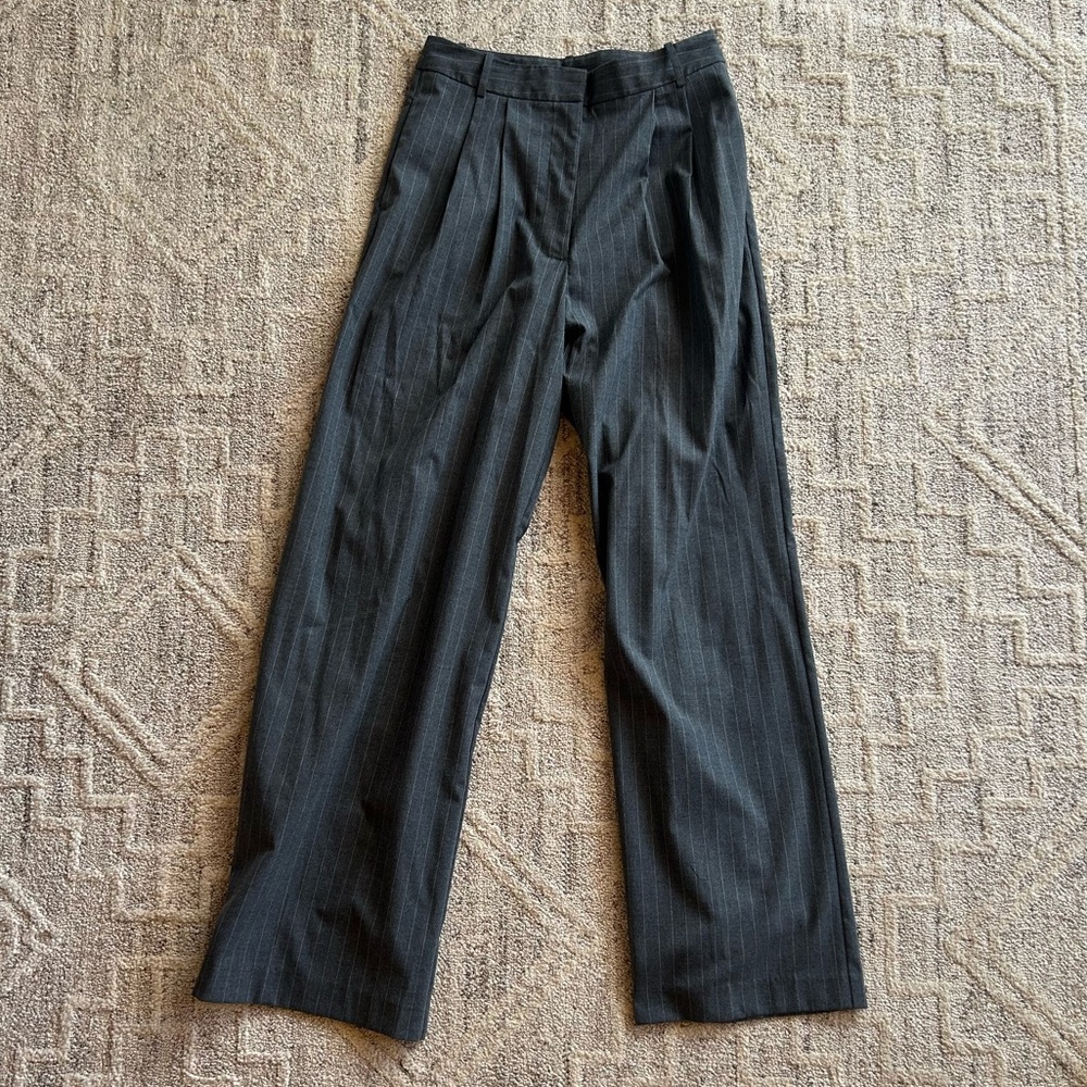 Wide leg tall dress pants